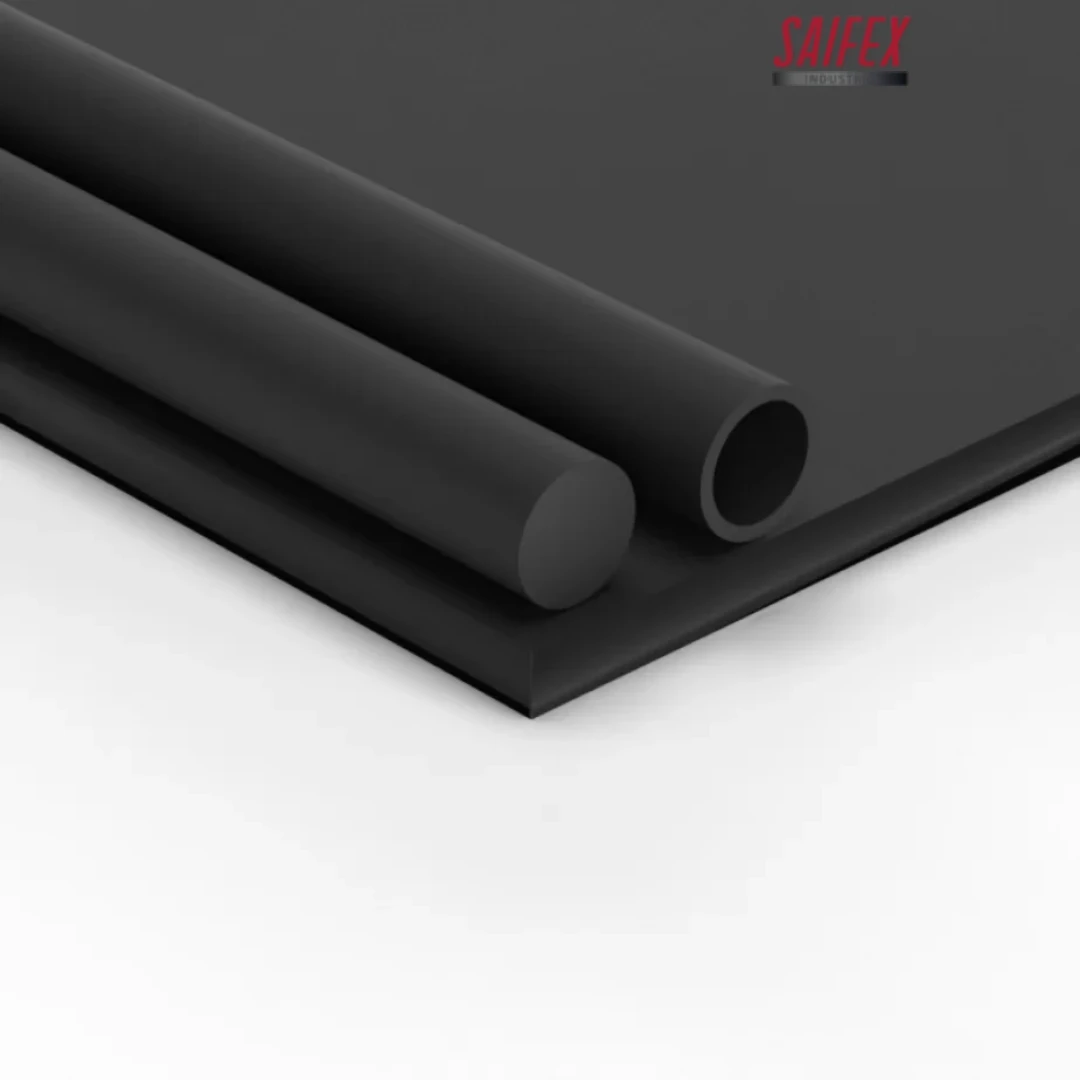 Graphite-Filled PTFE Sheets, Rods & Components – Self-Lubricating PTFE by Saifex Industries